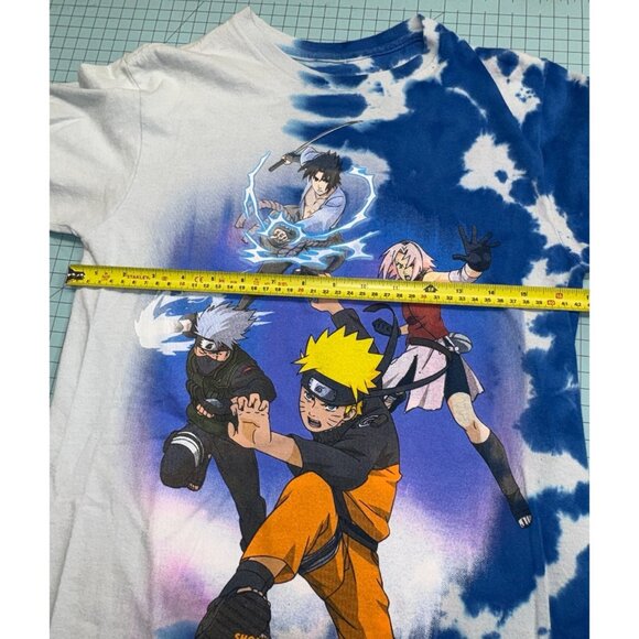 Naruto Shippuden Tie Dye T-Shirt Size Small Anime Graphic Tee C-Life 2002/2007 - Picture 9 of 12